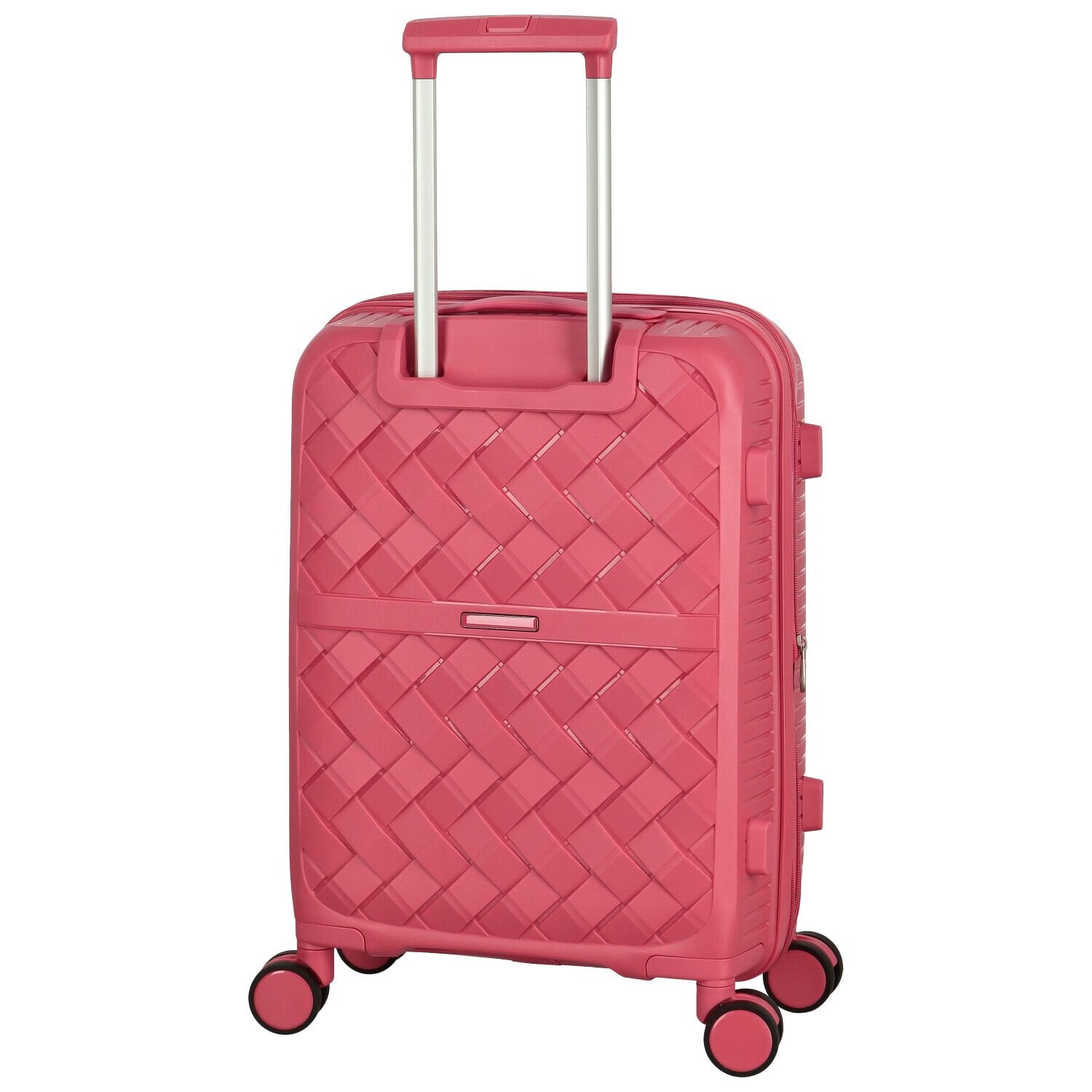 Cestovní plastový kufr Ormi Galileo velikost S, růžový