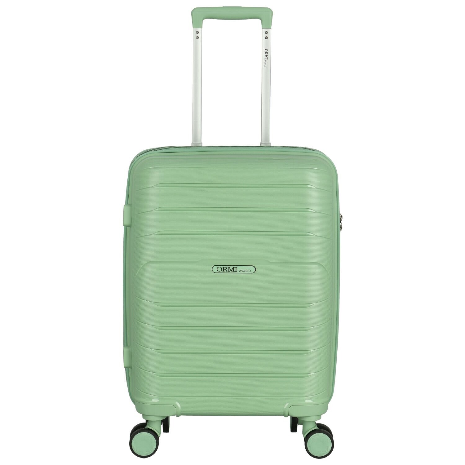 Cestovní plastový kufr Lamar velikost S, světle zelený