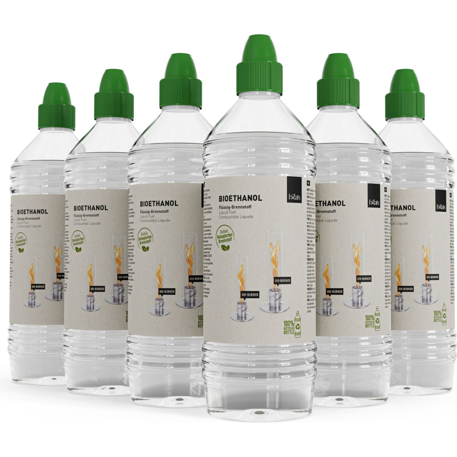 Bioethanol 1 l, sada 6 ks, tekutý, Höfats
