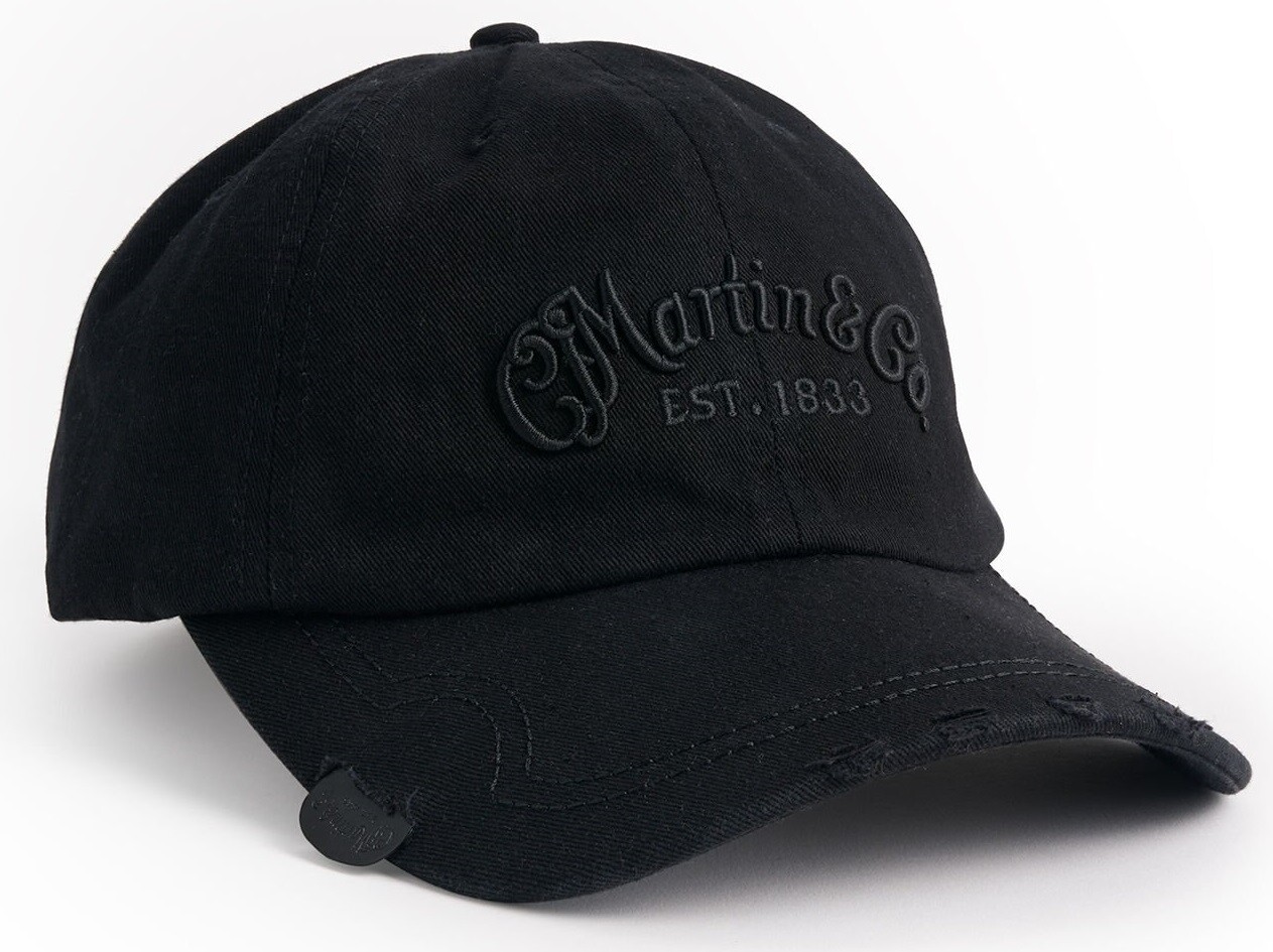 Martin Baseball Cap Pick Black/Black Logo