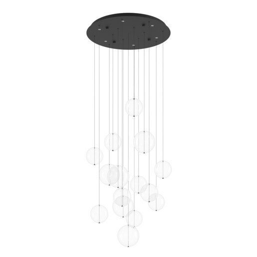 LED Závěsné osvětlení Eglo ESPARDELLO černá 390333