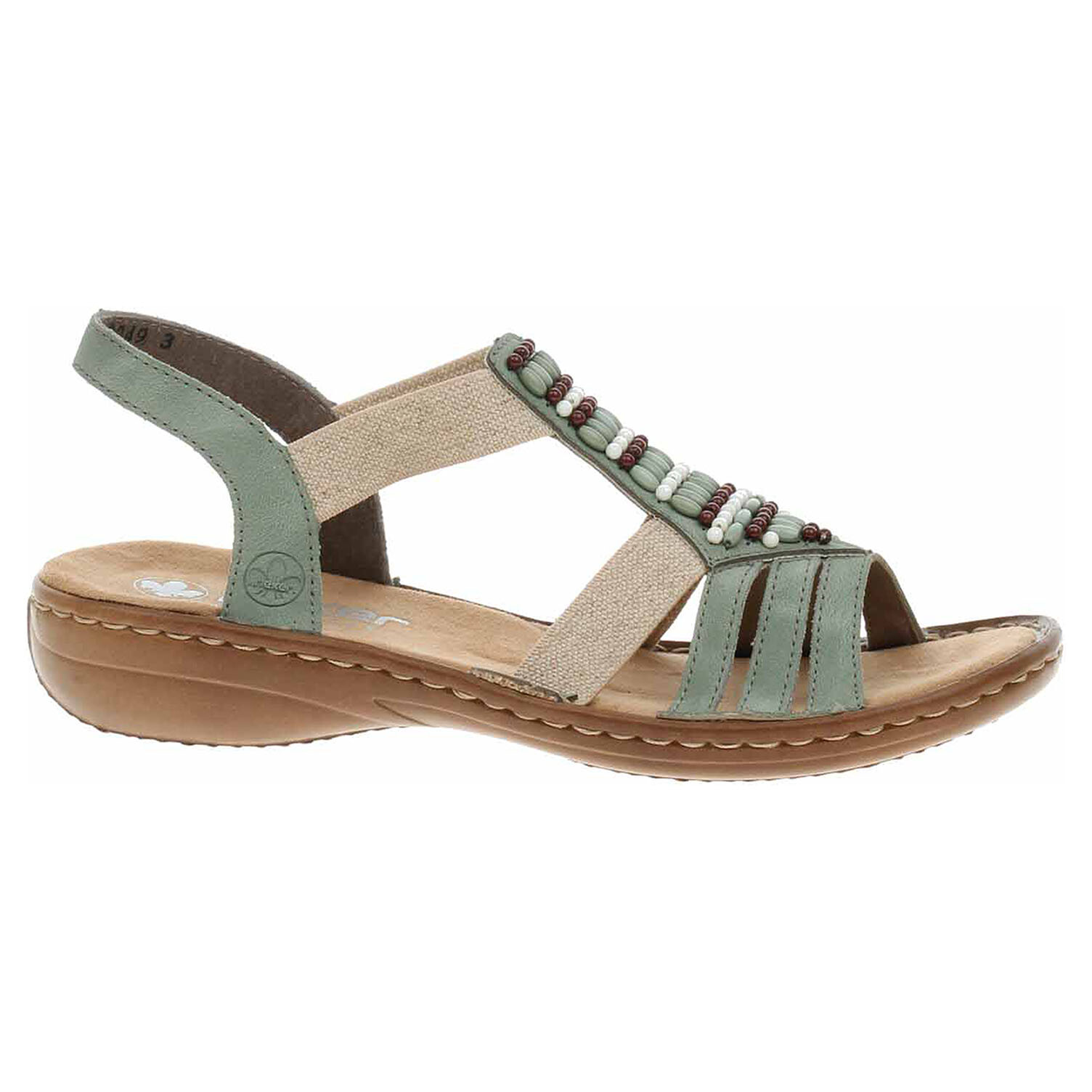 Ecco Dámské sandály Rieker 60851-52 grun 23802044