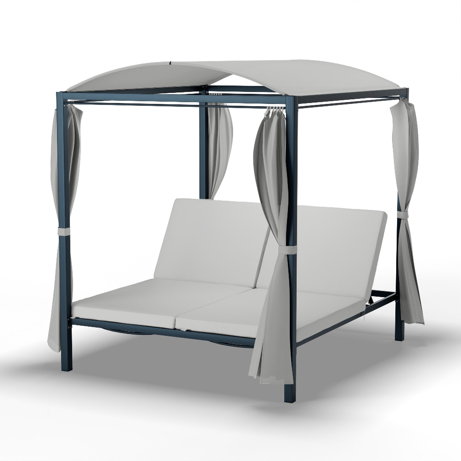 Blumfeldt Eremitage Double XL lehátko | ochrana před sluncem | až pro 2 osoby | kovový rám | odolné vůči povětrnostním vlivům