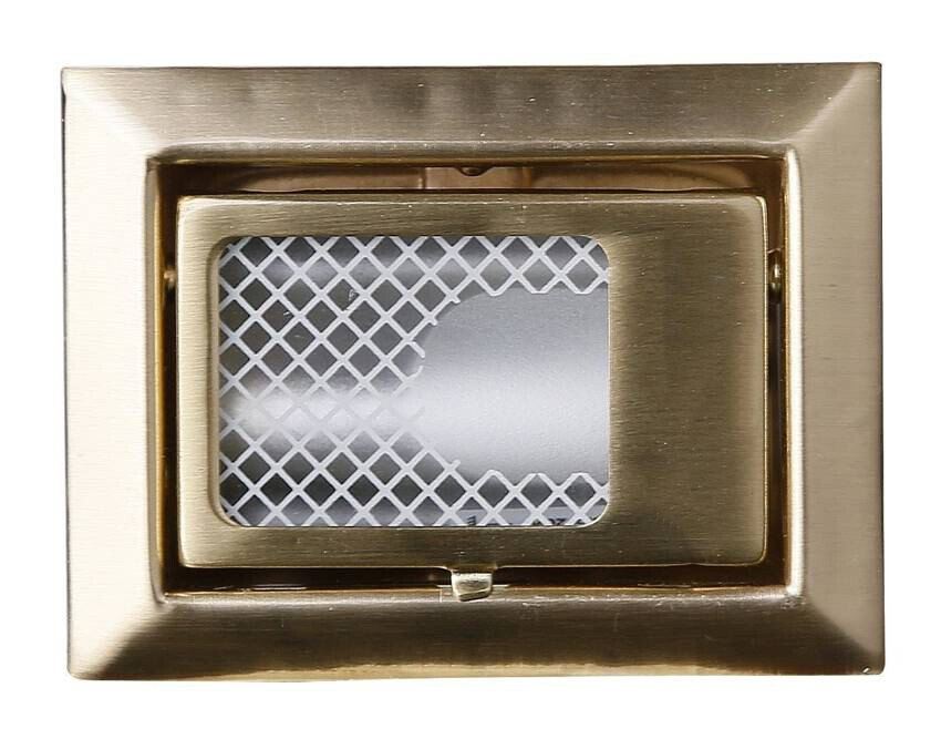 Objímka stropní lampy pro schody, saténově zlatá, G4 MS-07