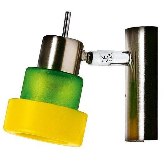 Nástěnná lampa Benátky, svítidlo 1*40W G9 nikl