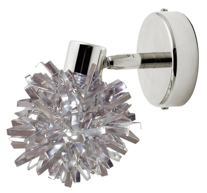 Dělená nástěnná lampa 1X40W G9 chrom