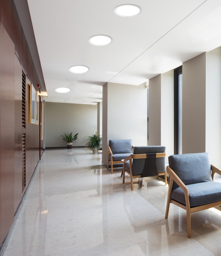 LED stropní svítidlo, kulaté stropní bodové světlo, 6500K