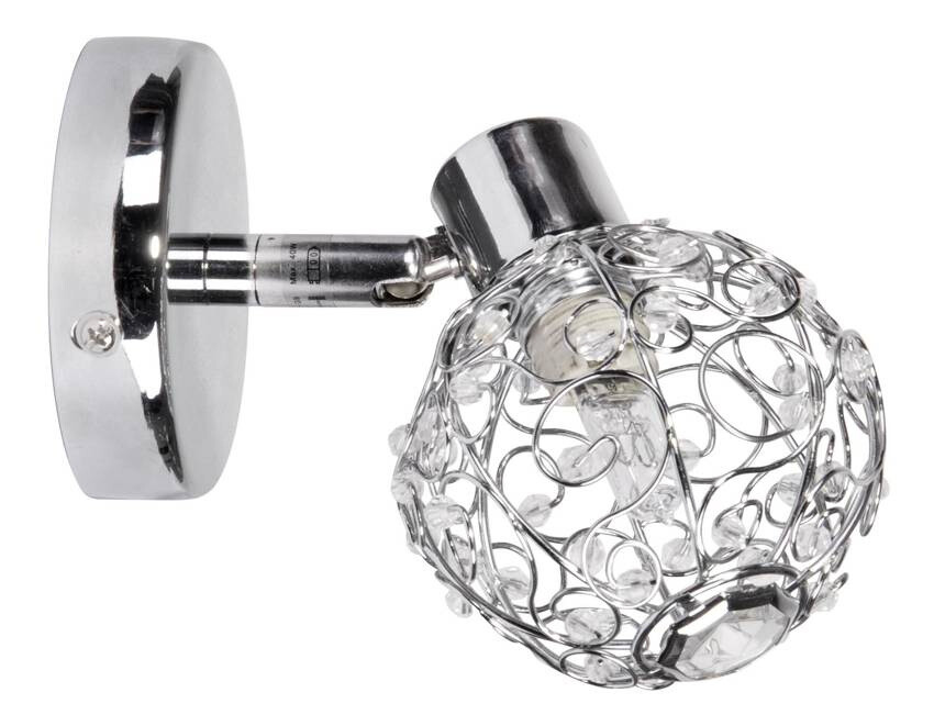 Nástěnná bodová lampa 1X40W G9 chrom COLLAR