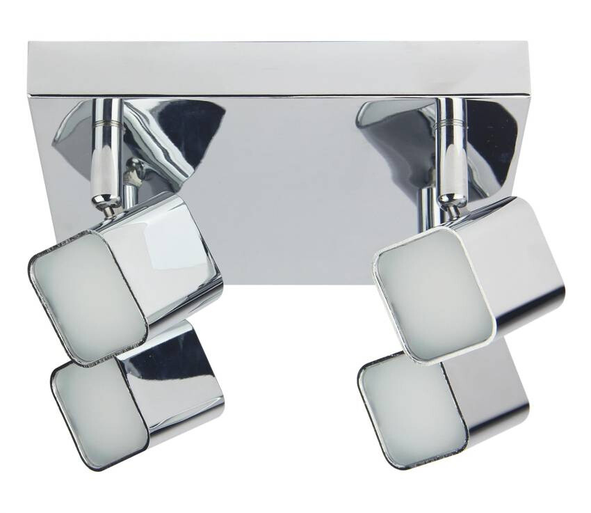 LED stropní svítidlo 4x4W chrom 20cm FORMA