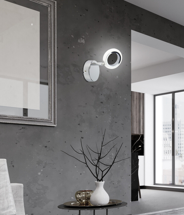 Nástěnná lampa 1X4W LED 3000K chrom AURELION