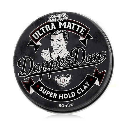 Dapper Dan Ultra Matte Clay velmi silně tužicí hlína na vlasy 50 ml pro muže