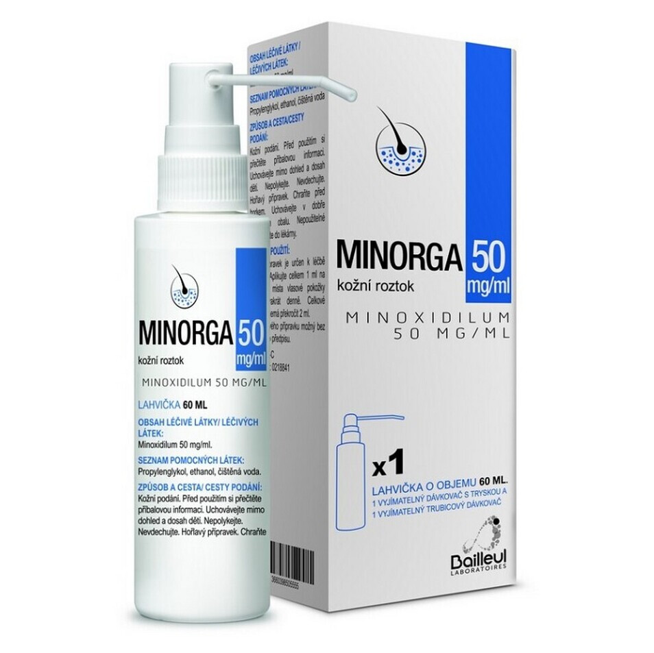 MINORGA 50mg/ml kožní roztok 60 ml