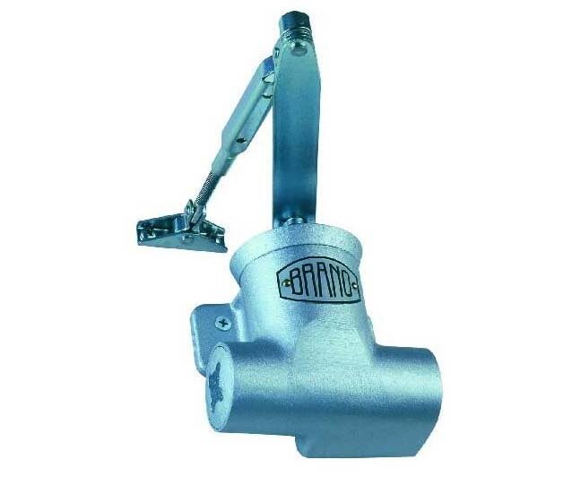 Zavírač dveří Brano R12A hydraulický stříbrný - R12A/14 42-70kg