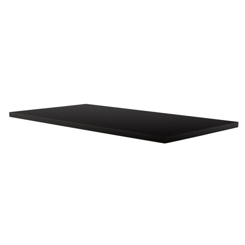 FOMEI Stolní deska 160x85x3,8 cm, černá, vč. otvorů pro koleje a stojany