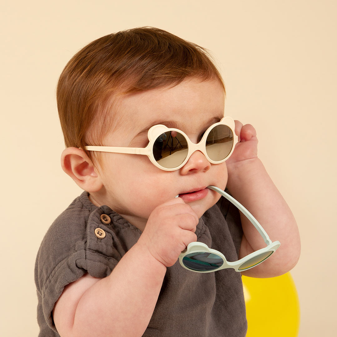KiETLA sluneční brýle 1 - 4 roky CREAM Velikost: 1 - 2 roky