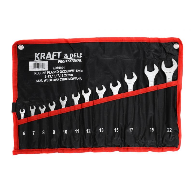 Kraft&Dele KD10921 klíče očkoploché 12ks