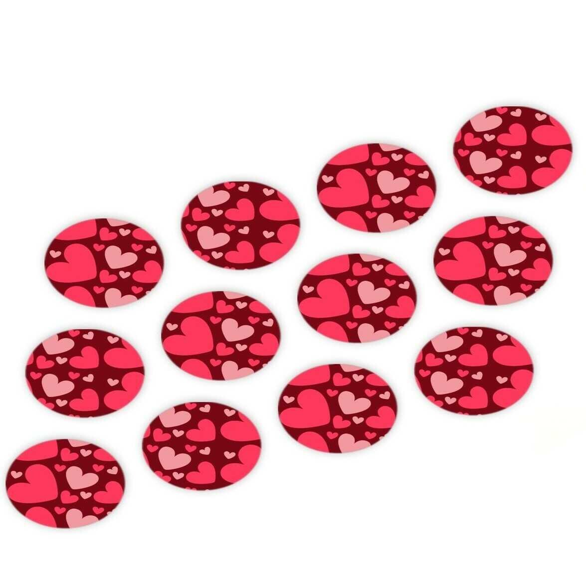 Cake Masters Jedlé mini obrázky Srdce 12ks