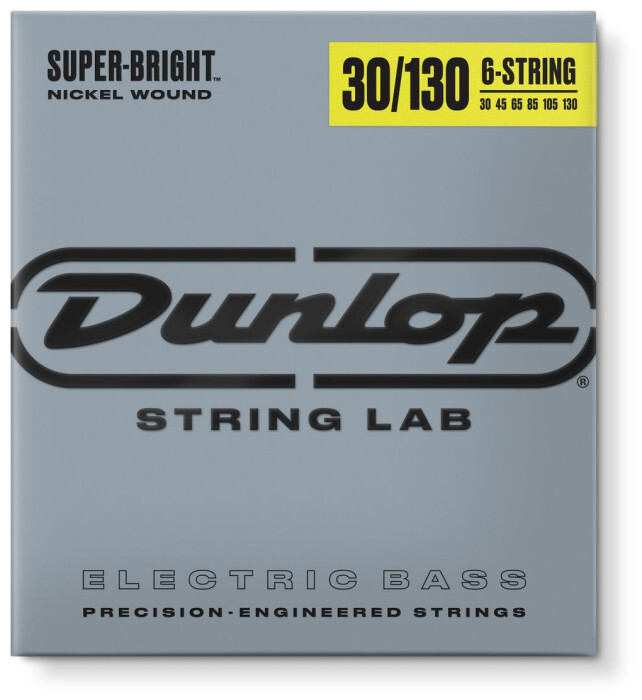 Dunlop Super Bright Nickel Wound Bass Strings 30-130