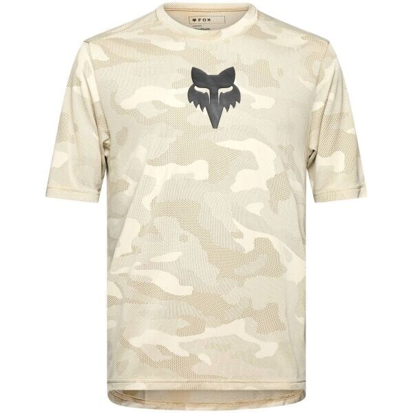 Fox RANGER TRU DRI SS Pánský dres na kolo, béžová, velikost