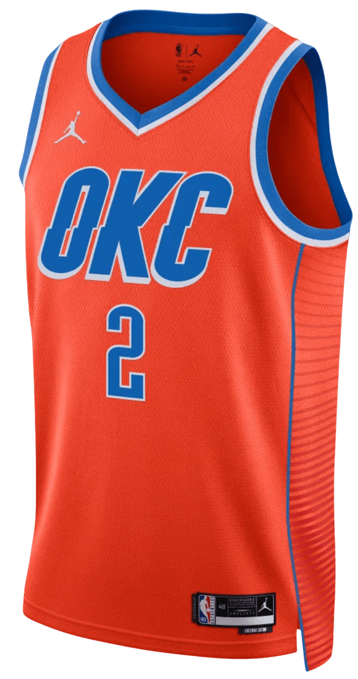 Dres Jordan NBA Oklahoma City Shai Jersey