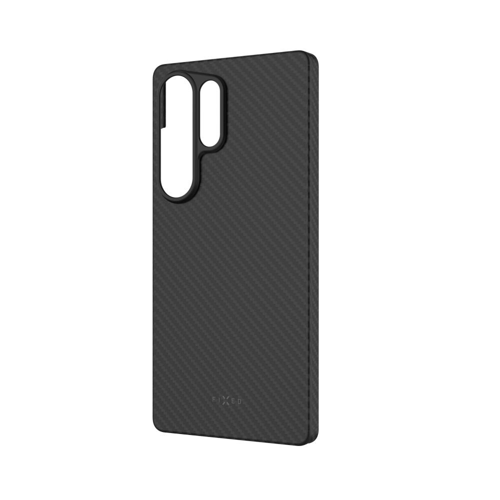 Aramidový zadní kryt FIXED MagVelar s podporou Magsafe pro Samsung Galaxy S25 Ultra, černý