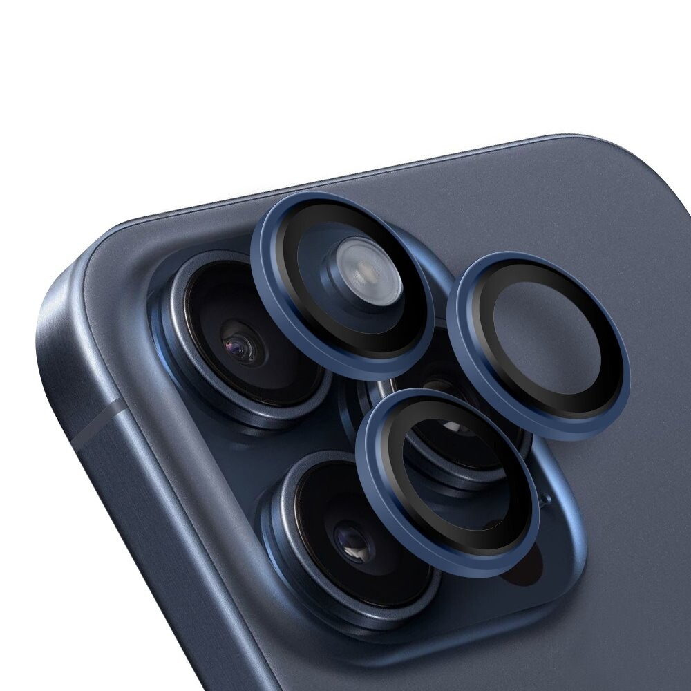 Ochrana čoček OBAL:ME pro Apple iPhone 15 Pro-15 Pro Max Blue Titanium