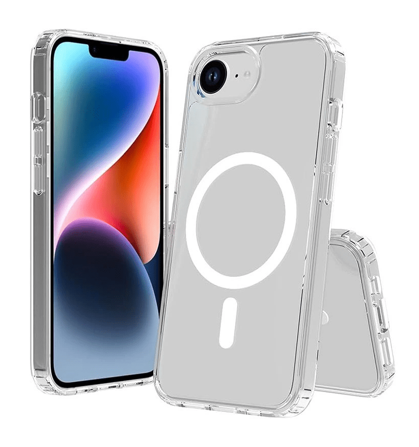 Kryt TopQ Clear Magnetic iPhone 16e pevný průhledný 139302