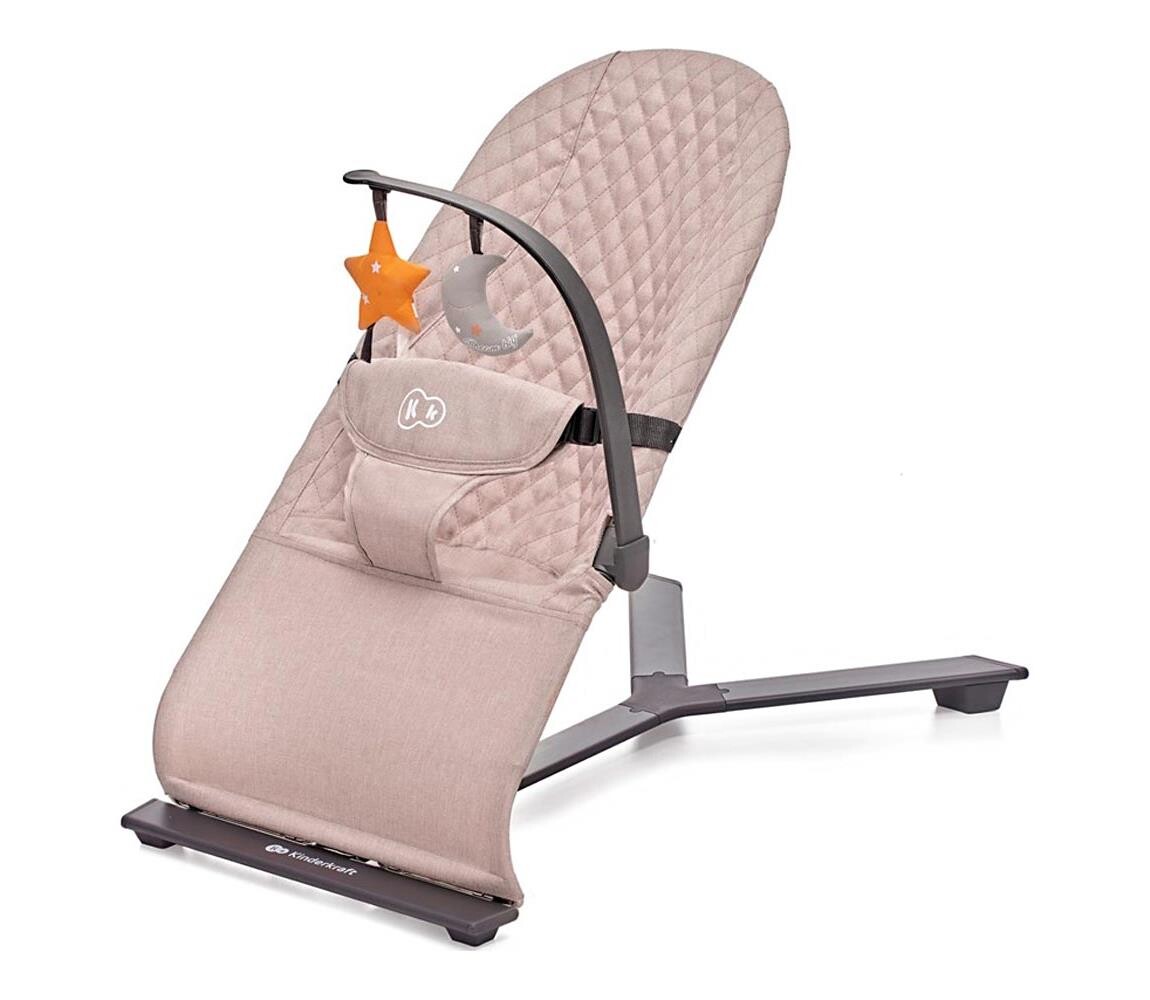 Kinderkraft KINDERKRAFT - Dětské lehátko MIMI růžová