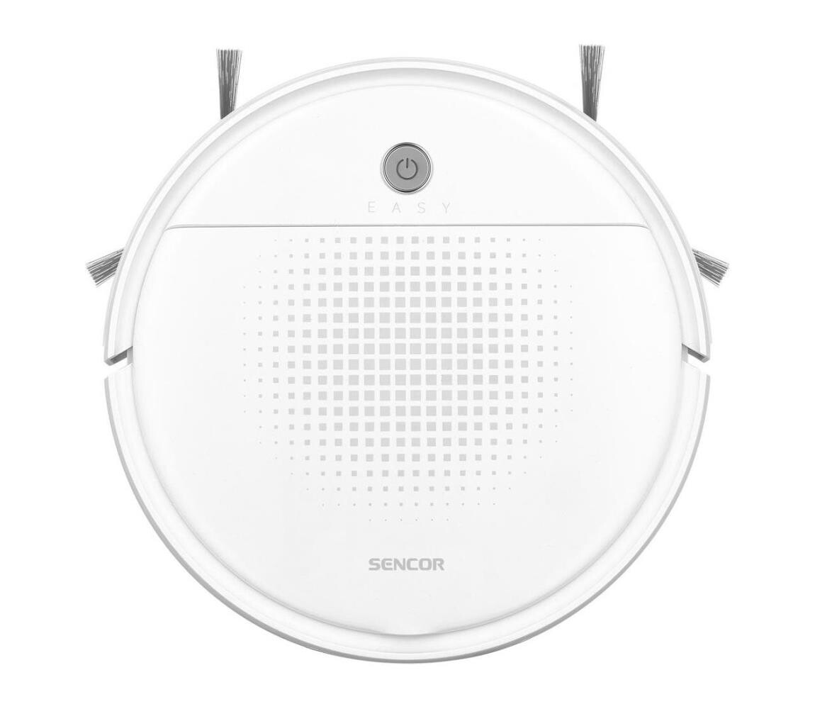 Sencor Sencor - Robotický vysavač s mopem 2v1 18W/1500 mAh bílá + dálkové ovládání