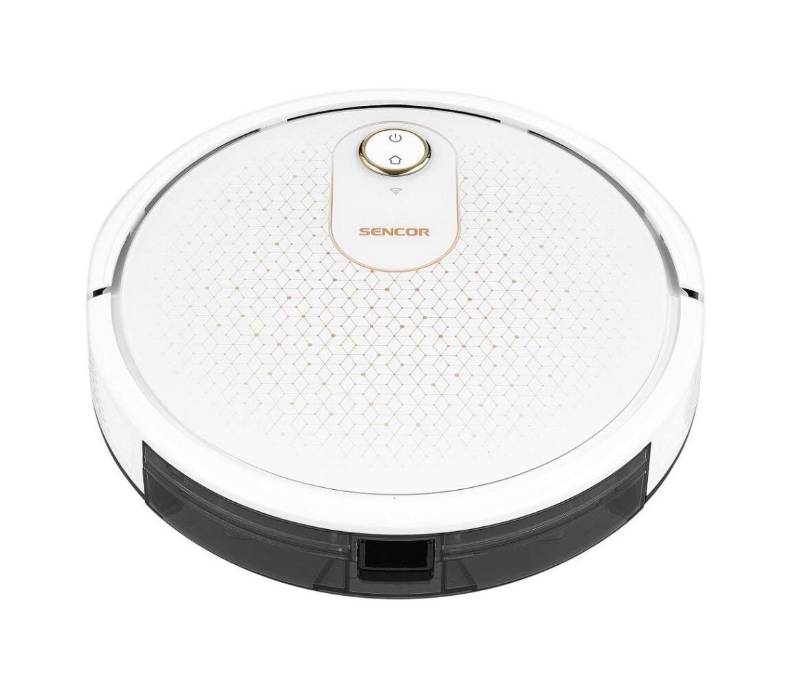 Sencor Sencor - Chytrý robotický vysavač s mopem 2v1 28W/2600 mAh Wi-Fi bílá + DO