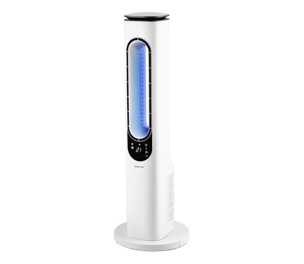 Sencor Sencor - Sloupový bezvrtulový látor 50W/230V bílá + dálkové ovládání