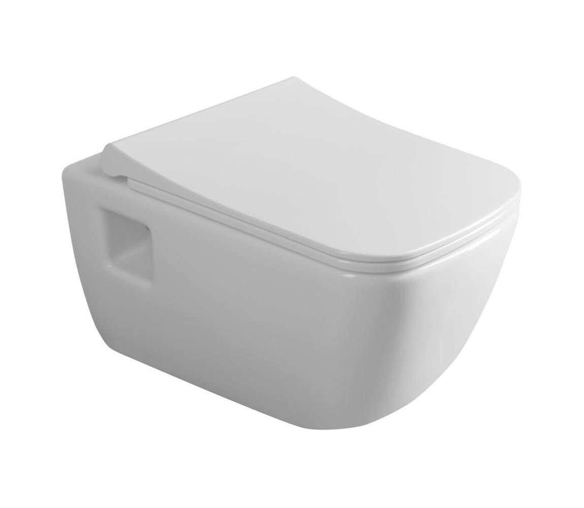 Bruckner Bruckner - Závěsné WC Rimless WALTER keramika/bílá