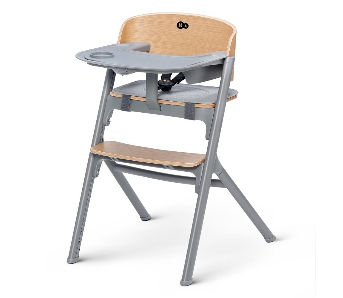 Kinderkraft KINDERKRAFT SELECT - Dětská jídelní židle 3v1 LIVY Premium dub