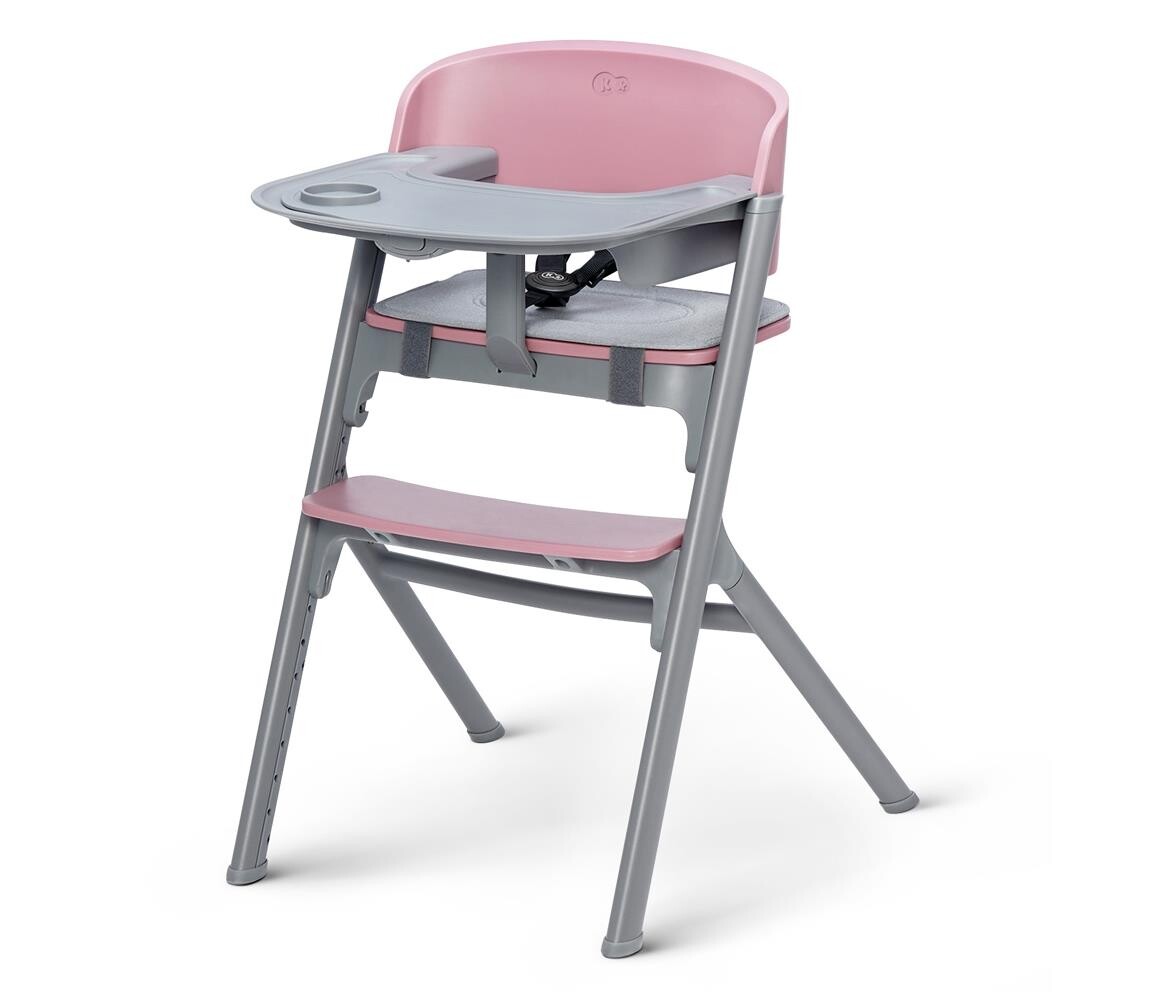 Kinderkraft KINDERKRAFT SELECT - Dětská jídelní židle 3v1 LIVY Premium Aster pink