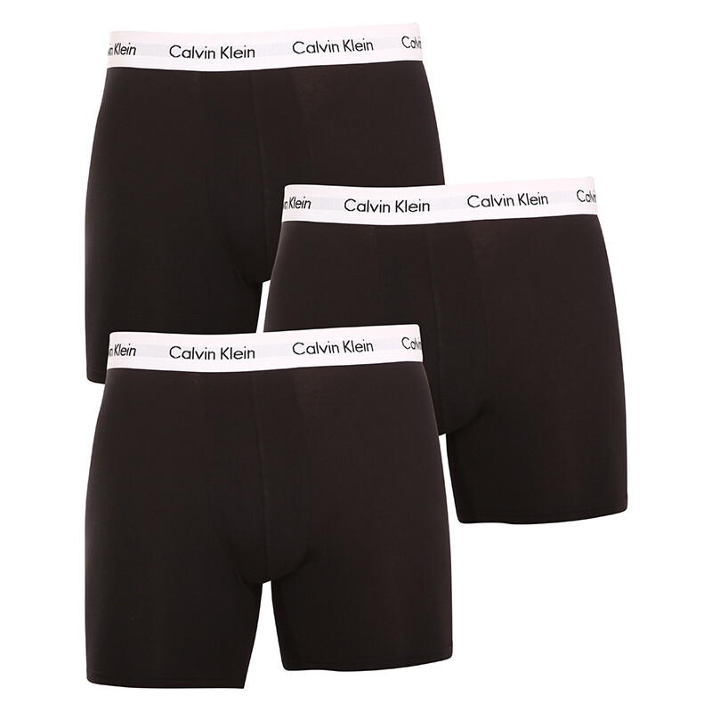 3PACK pánské boxerky Calvin Klein černé (NB1770A-001) M, trenky / trenýrky