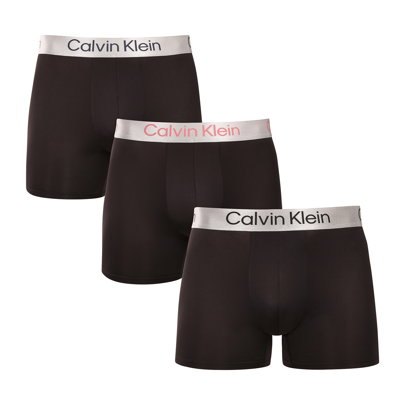 3PACK pánské boxerky Calvin Klein černé (NB4124-VSB) XL, trenky / trenýrky