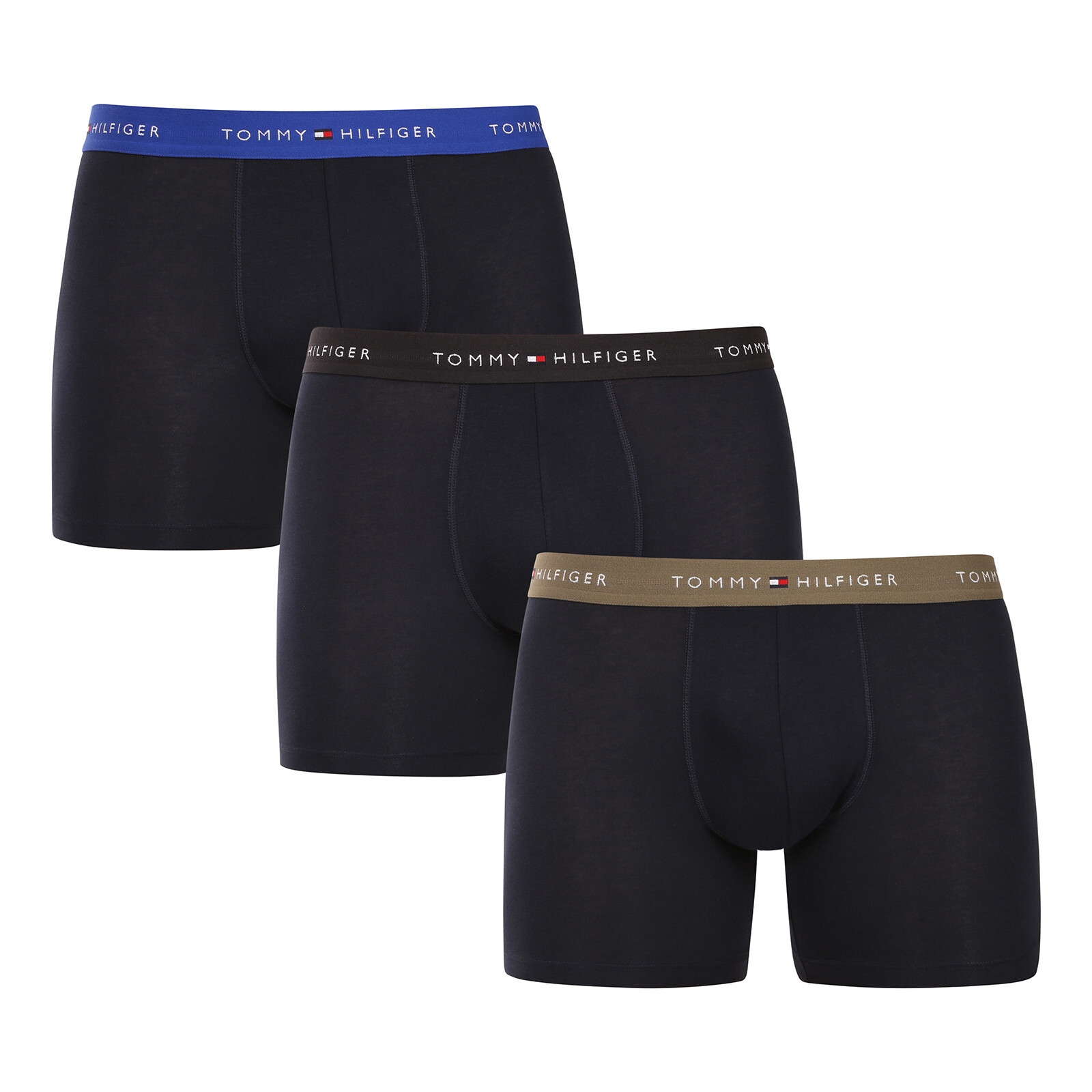 3PACK pánské boxerky Tommy Hilfiger tmavě modré (UM0UM02765 0VV) M, trenky / trenýrky