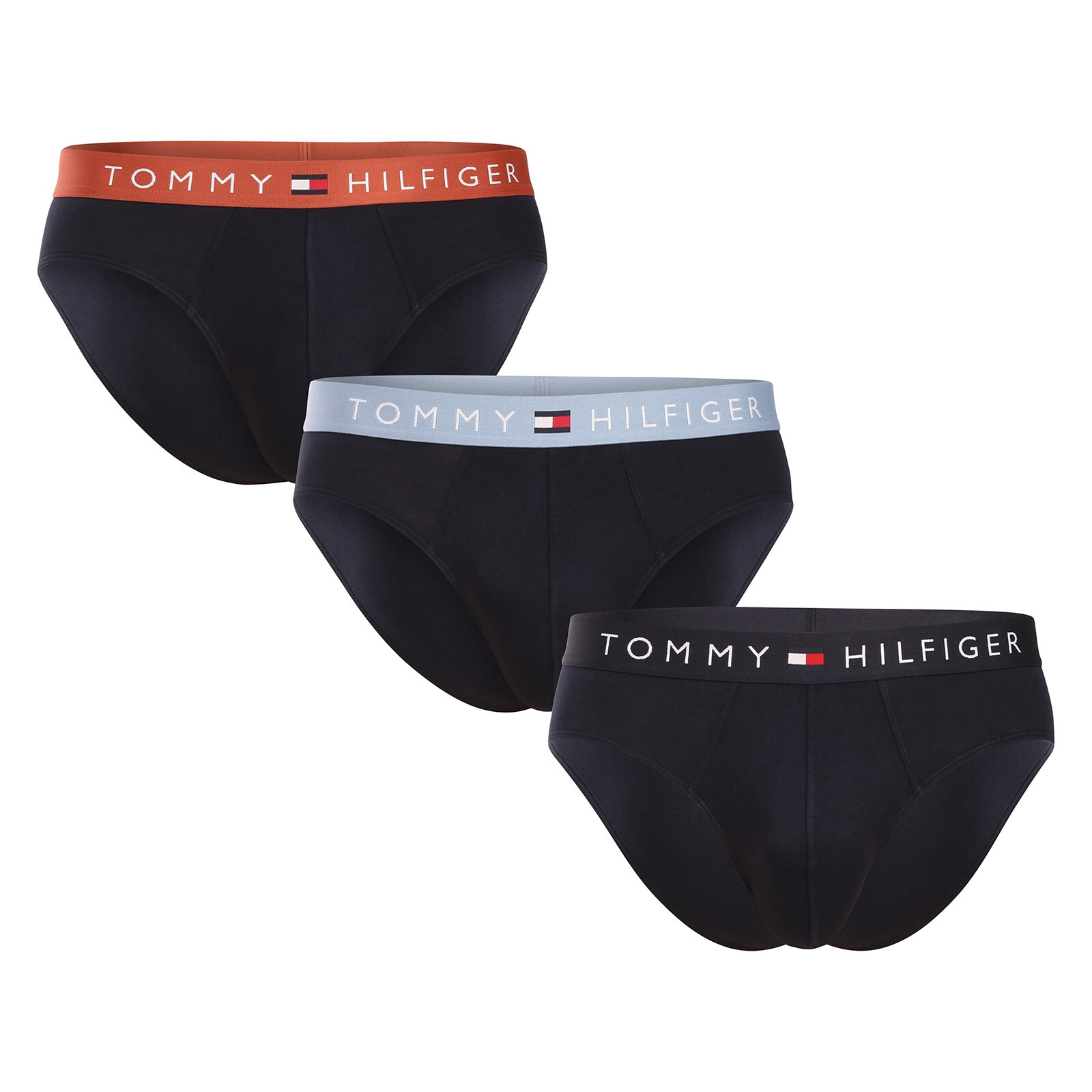 3PACK pánské slipy Tommy Hilfiger černé (UM0UM03575 0T1) XL