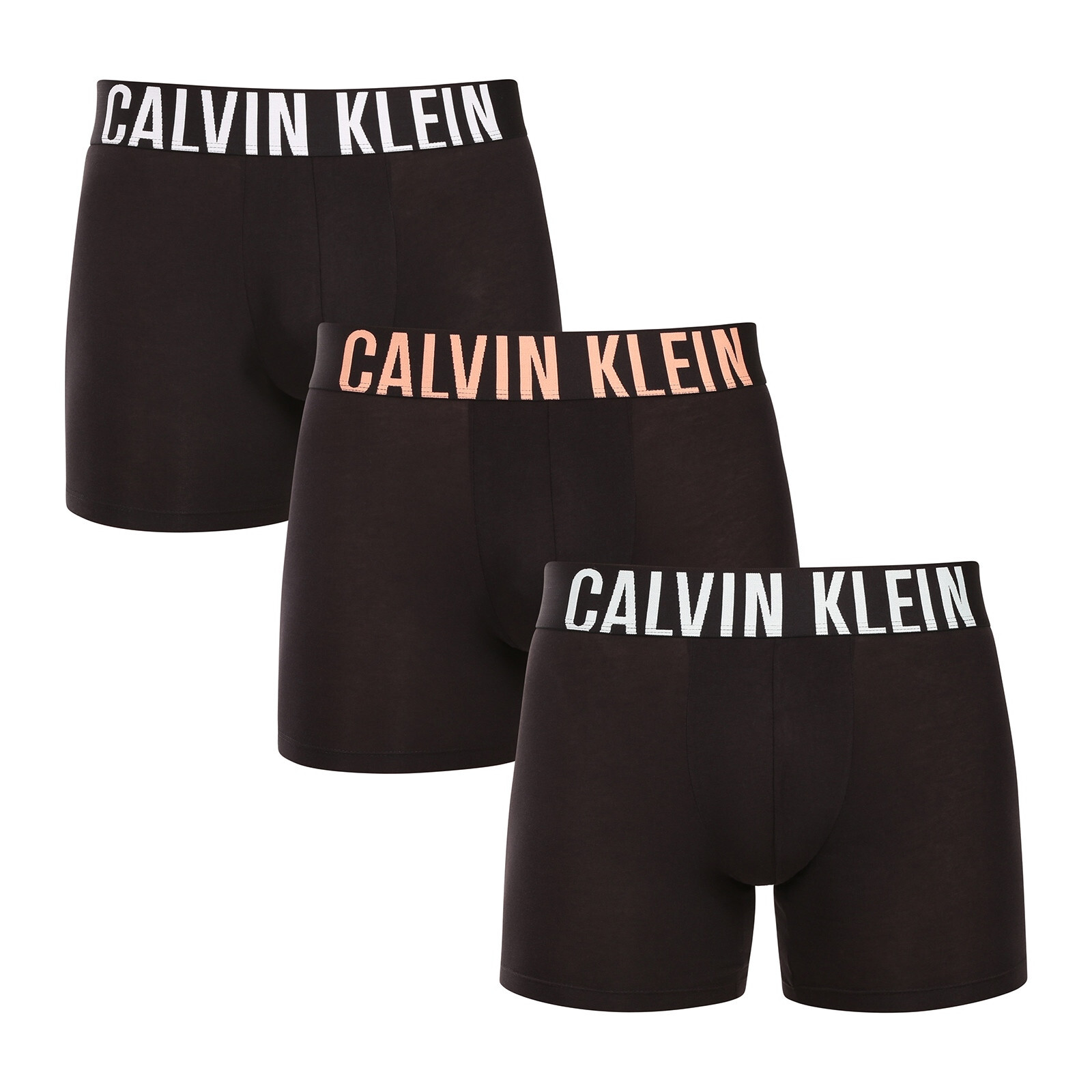 3PACK pánské boxerky Calvin Klein černé (NB3609A-VVN) M, trenky / trenýrky