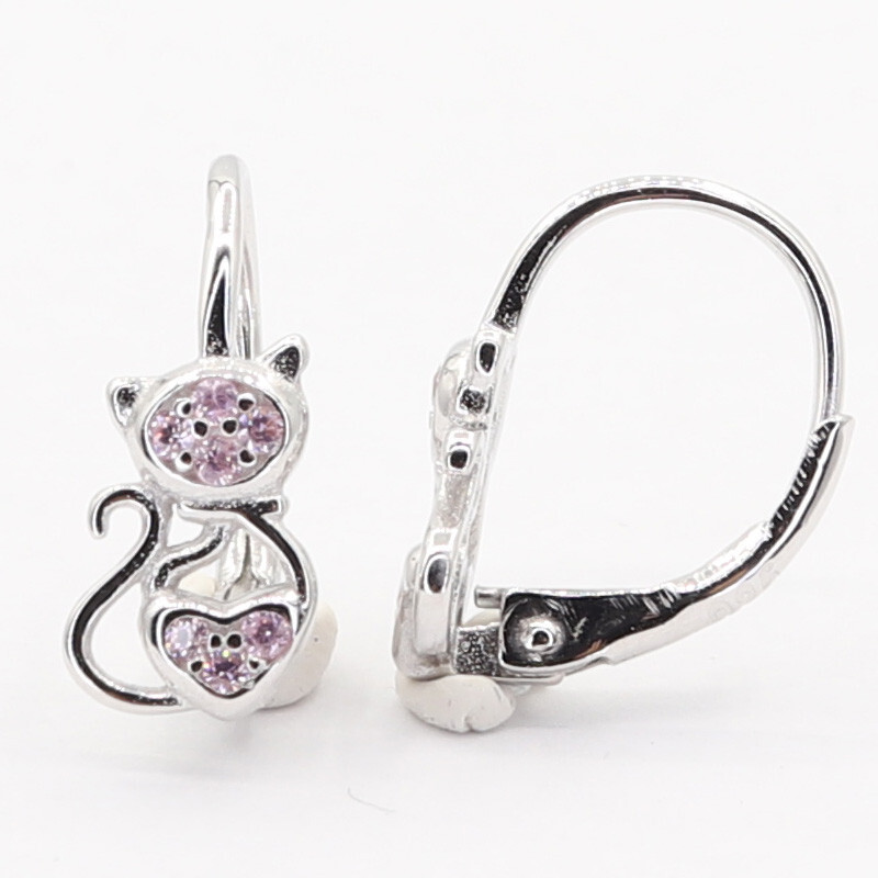 Stříbrné náušnice 113385