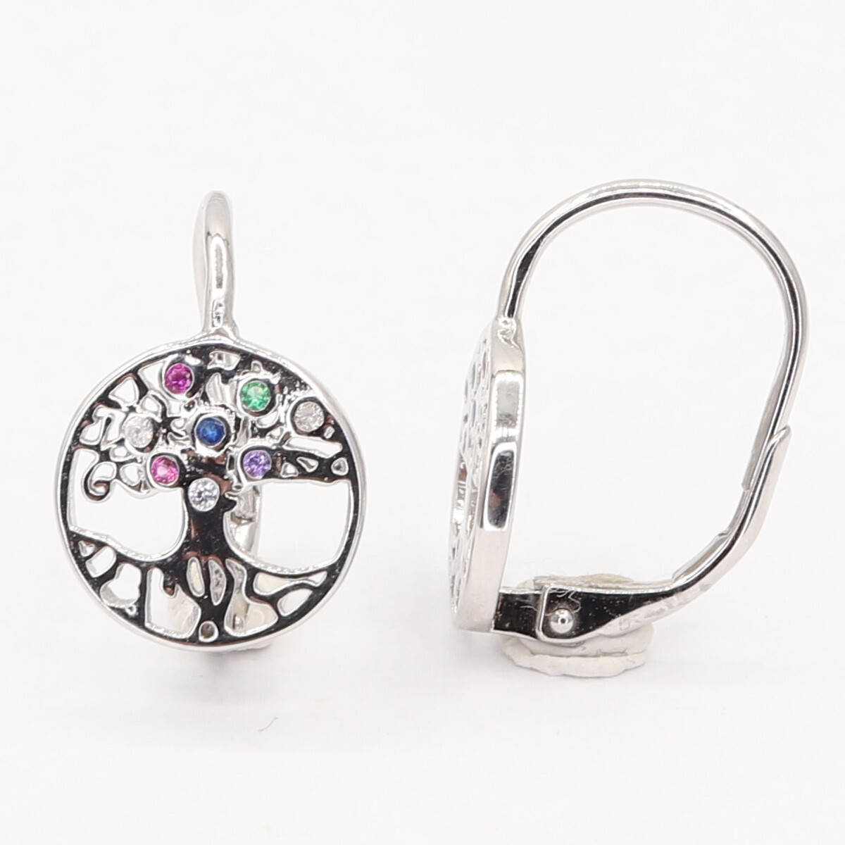 Stříbrné náušnice 113400