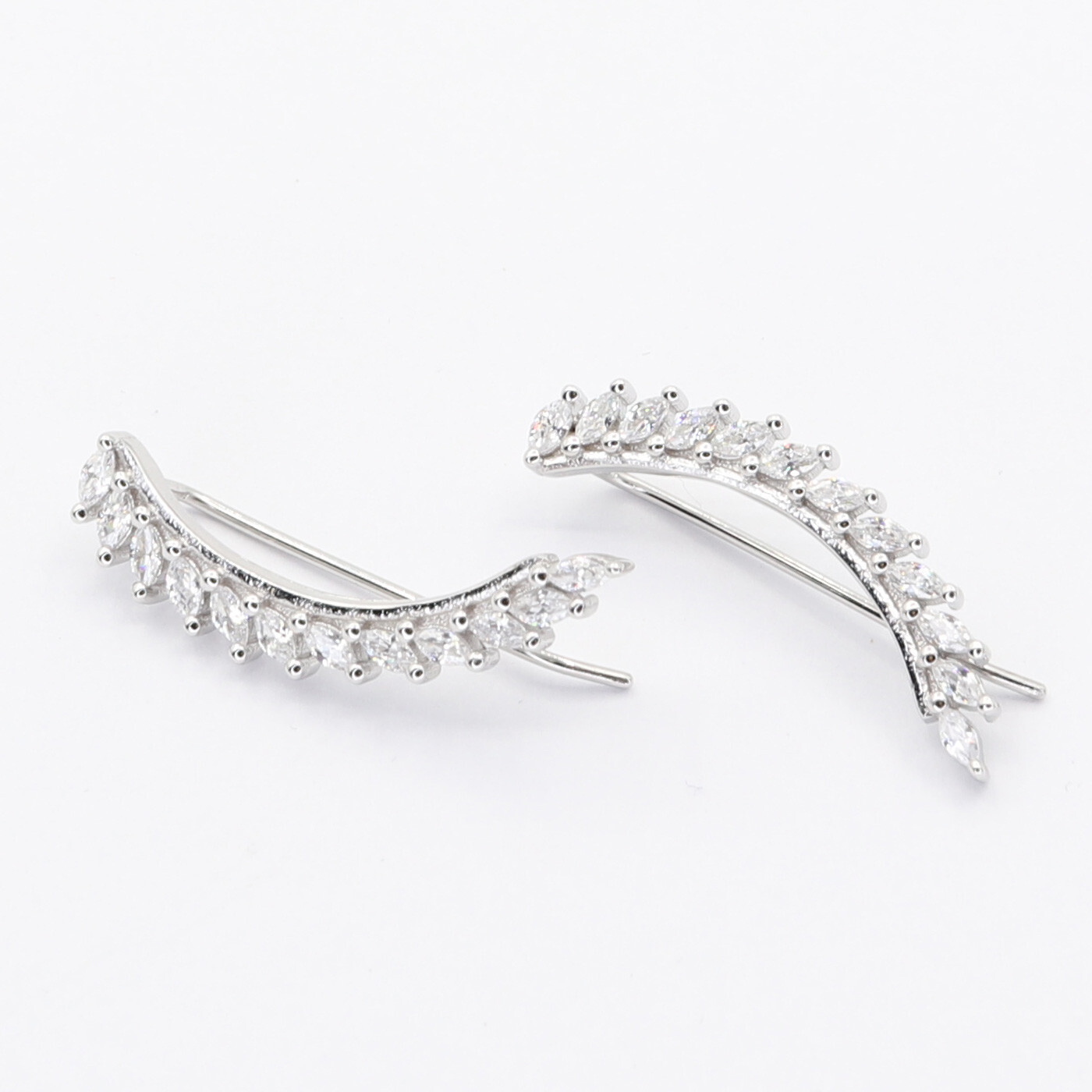 Stříbrné náušnice 113408