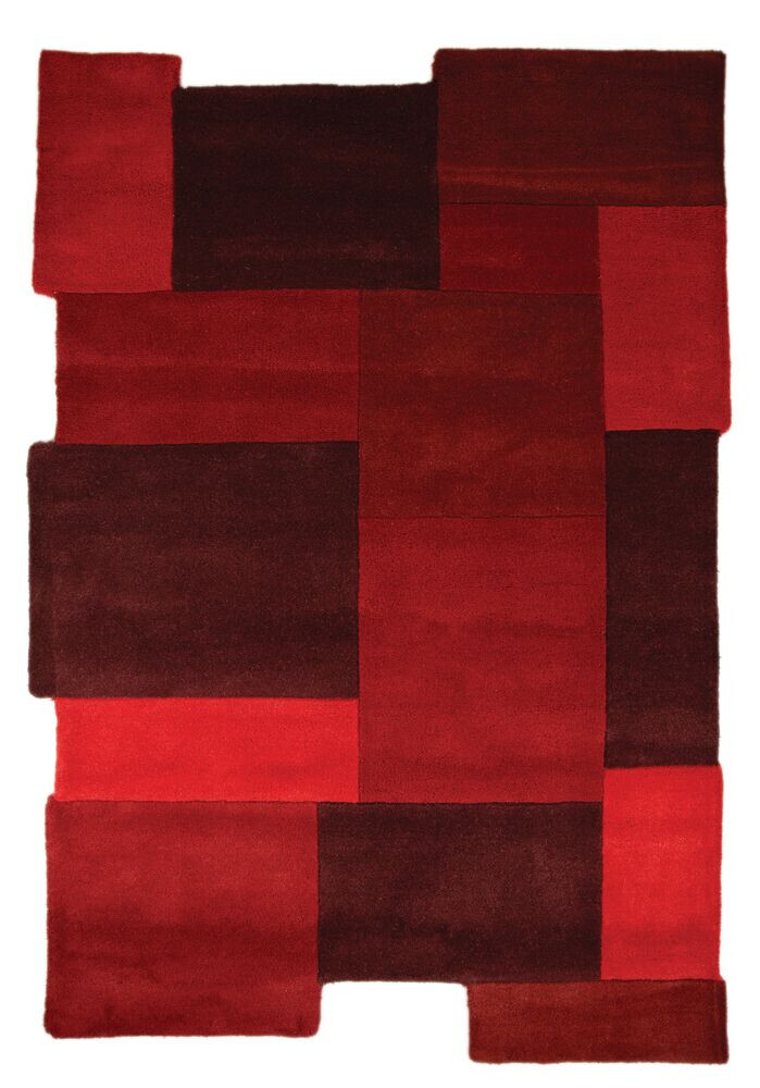 DOPRODEJ: 150x240 cm Kusový koberec Abstract Collage Red - 150x240 cm Flair Rugs