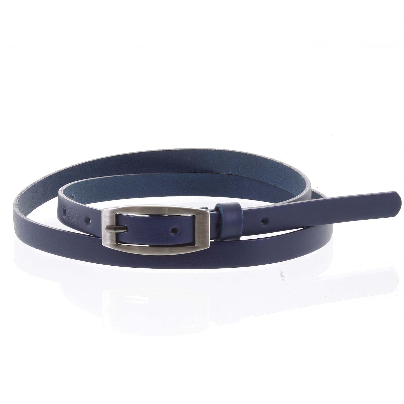 Dámský kožený opasek modrý - PB Zion 100 modrá