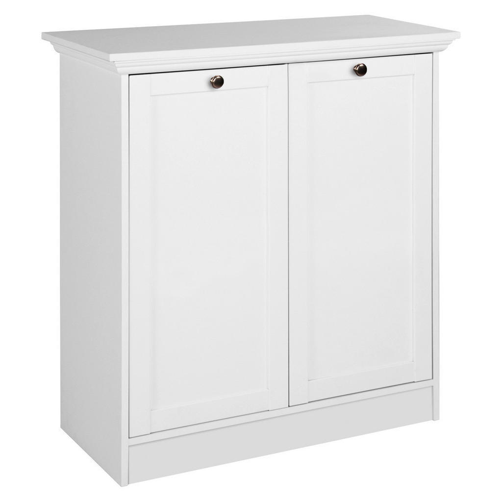 Carryhome KOMODA, bílá, 80/90/35 cm