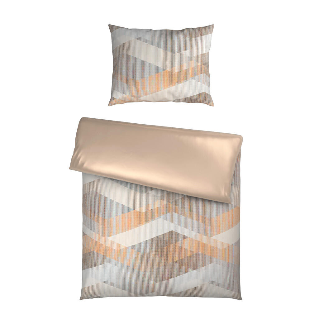 Novel OBOUSTRANNÉ POVLEČENÍ, satén, krémová, 140/200 cm