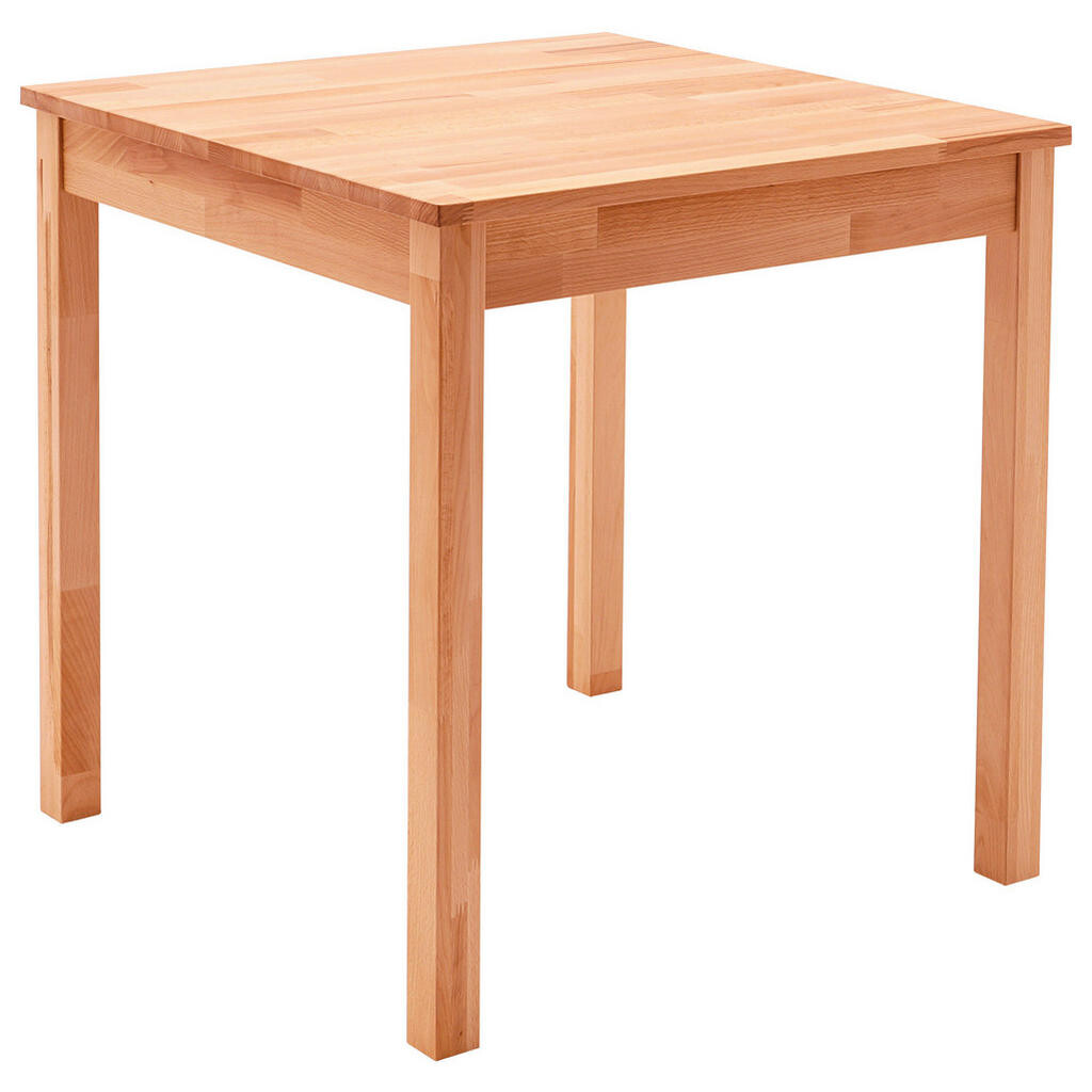 Livetastic JÍDELNÍ STŮL, jádrový buk, barvy buku, 70/70/76 cm