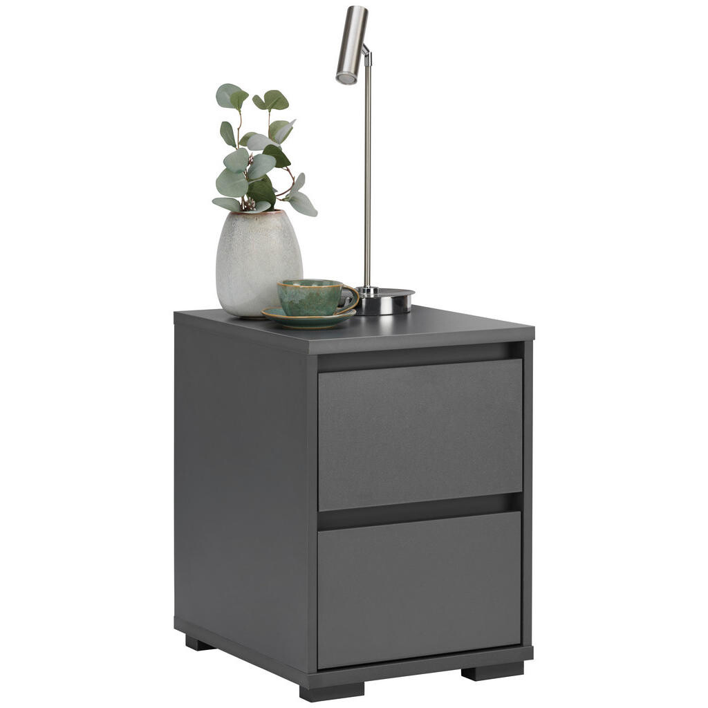 Carryhome NOČNÍ STOLEK, antracitová, 40/55/48 cm