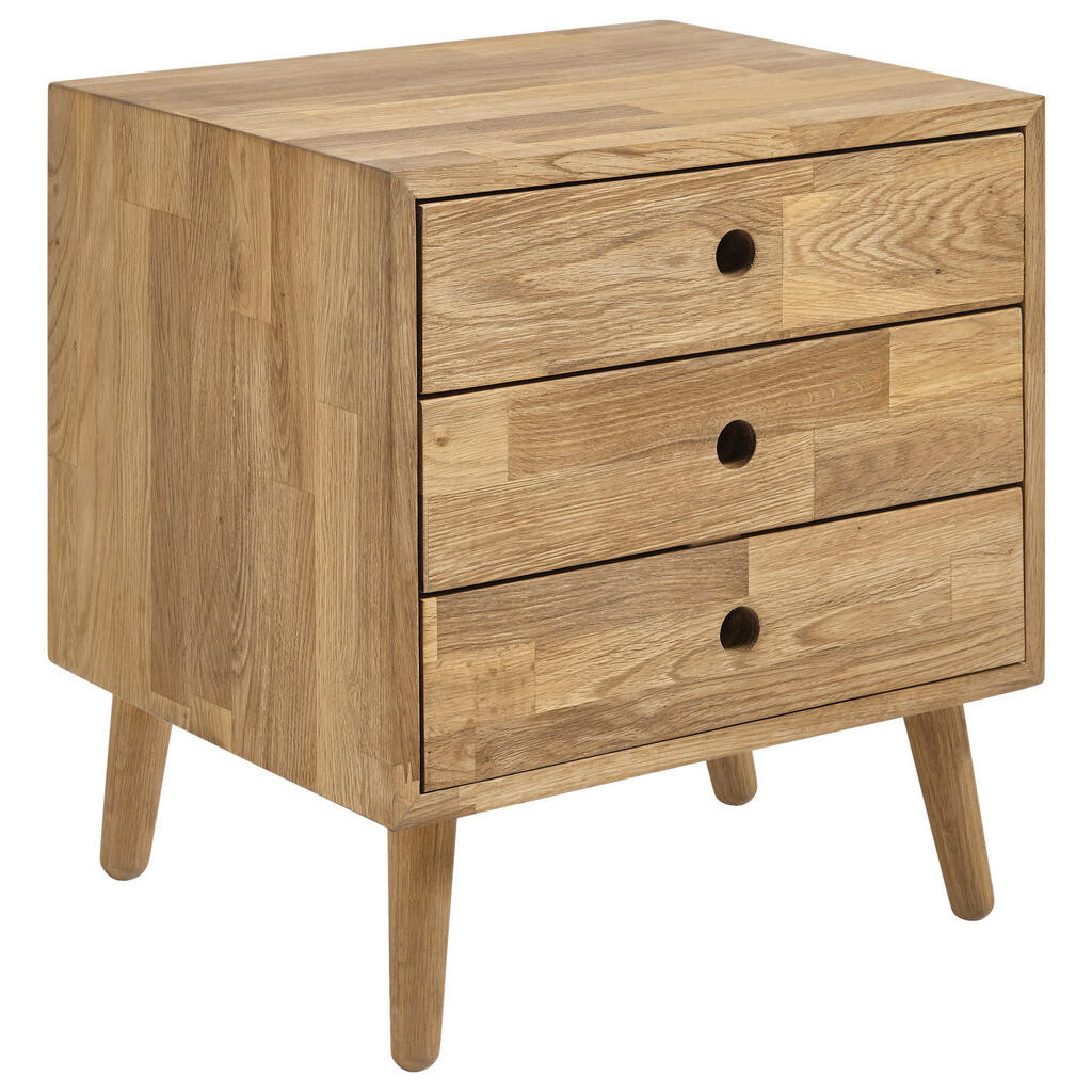 XXXL NOČNÍ STOLEK, dub, barvy dubu, 42/45/35 cm