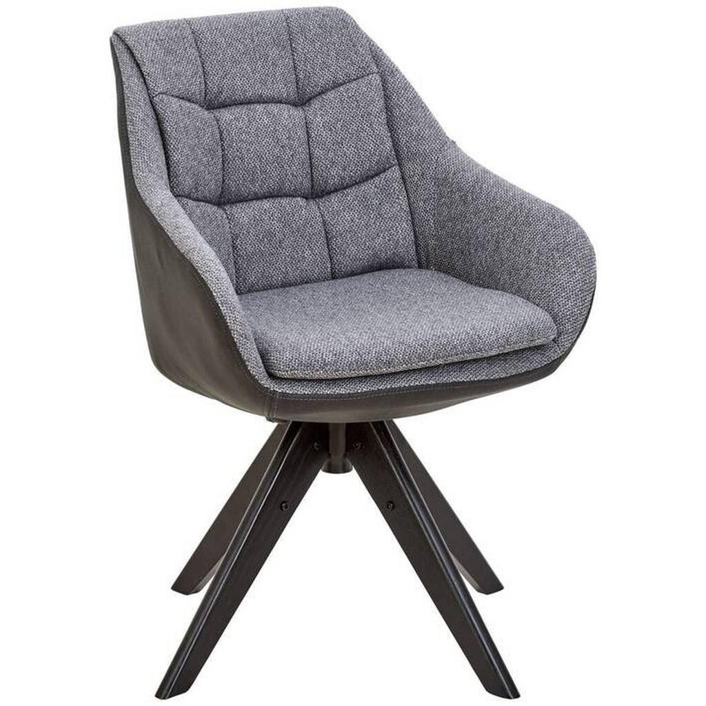 Landscape ŽIDLE S PODRUČKAMI, tkaná látka, mikrovlákno, antracitová, šedá, černá